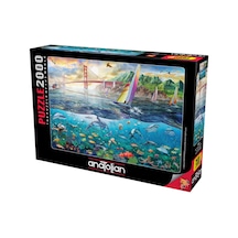 Anatolian 2000 Parçalık Puzzle - San Francisco Köprüsü 3968
