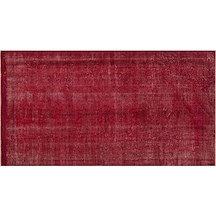Özel Vintage Eskitme El Dokuma Halı 149 X 271 Cm 9414