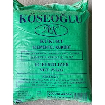 Köseoğlu Ak Kükürt 25 KG