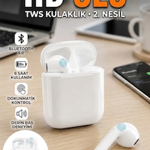 2. Nesil Tws Bluetooth Kulaklık Beyaz Kablosuz Dokunmatik Sensörlü Bluetooth 5.0 00