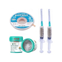 Krem Lehim 50g Flux Lehim Toplama Cp2515 Lehim Emme Teli 2,5mm 4l