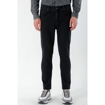 Morven Erkek Siyah Explorer Pamuk 5 Cep Slim Fit Pantolon