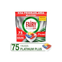 Fairy Platinum Plus Limon Kokulu Bulaşık Makinesi Deterjanı 75 Tablet