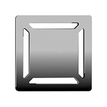 V-flow Kare 5606974 Duş Kanalı, Yandan Çıkışlı, 10x10 Cm, Dk 100 Kapak, Parlak Krom
