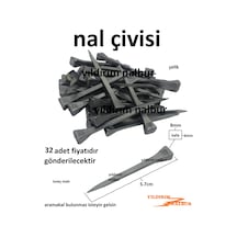 Hayvan Nal Çivisi 5.7cm At Nalın Çivisi 32 Adet Büyük Boy Nal Çiv