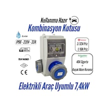 Bemis Kombinasyon Taşınabilir Elektrikli Araç Şarj Cihazları İçin Uygundur 3/32a Ön+ 1/16a Ön 3/32a Ön+ 1/16a Ön