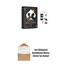 Maça Kızı 8 - 2. Kitap + Maça Kızı 8 - 1. Kitap Karton - 8. Baskı Kutulu Set + Okuma Sticker'ları