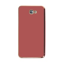Samsung Uyumlu Galaxy J7 Prime Uyumlu Kılıf Volet Silikon - Kırmızı