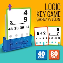 Logic Key Game Çarpma Ve Bölme Matematik Kutu Oyunu