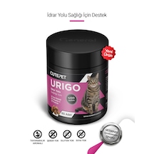 Cutepet Urigo Kedi Üriner Sağlık Tableti 60 Adet İdrar Yolu Ve Mesane Destekleyici Takviye