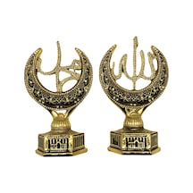 Osmanlı Motifli Allah-muhammed Lafzı Swaroski Taşlı Biblo