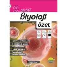 Pano Yayınları 9. Sınıf Biyoloji Özet Yni