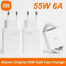 Axya Xiaomi Turbo 55W 6A Hızlı Şarj Cihazı Ve Type-C