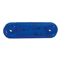 12v-24v Parmak Lamba 9-ledli Mavi Geniş 85 25 Mm