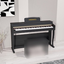 Cremonia 58808 Bk Dijital Piyano Siyah, 88 Tuş