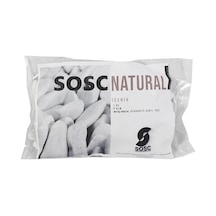Sosc Natural Beyaz Dolomit Dekoratif Çakıl Taşı, İç Ve Dış Mekan Peyzaj İçin, 2-4 Cm, 1 Kg, Bah