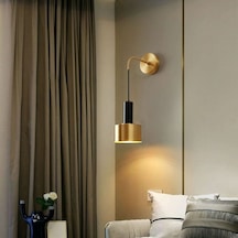 Rsylight Metal Retro Dekoratif Rustik Gold Aplik Siyah