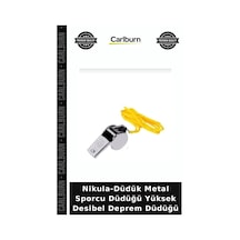 Nikula-düdük Metal Sporcu Düdüğü Yüksek Desibel Deprem Düdüğü Bireysel Spor Ses Cihazı Yardımcı Araç
