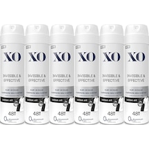 Xo Deodorant 150ml Women-kadın Invisible & Effective 6 Lı Set