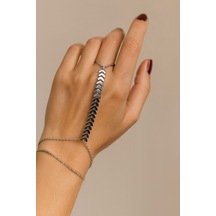 Gümüş Renk Kılçık Çelik Şahmeran - 3542 Çok Renkli