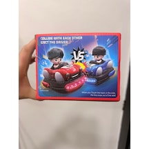 2 Li Zıplayan Şoförlü Çarpışan Arabalar Oyuncak Seti Çarpışınca Figür Zıplar Premium