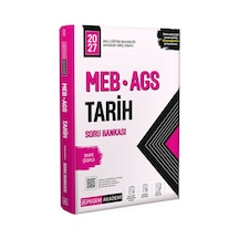 Pegem 2027 Meb-ags Tarih Soru Bankası Çözümlü Pegem Akademi Yayınları