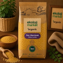 Organik Sarı Mercimek 750 Gr. 6'li Paket