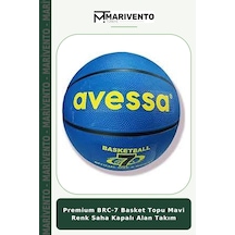Premium Brc-7 Basket Topu Mavi Renk Saha Kapalı Alan Takım