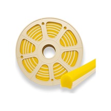 Sarı 6mm İkinci Nesil Silikon Neon Led Şerit Kılıfı 5 Metre Difüzör Tüp Led Hariç Diğer