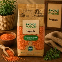 Organik Glutensiz Kırmızı Mercimek 750 Gr.