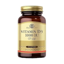 Solgar Vitamin D3 1000 Iu 100 Yumuşak Jelatin Kapsül