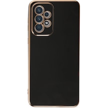Samsung Galaxy Uyumlu , A73 5g Kılıf Volet Silikon - Siyah