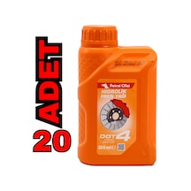 Petrol Ofisi Hidrolik Dot 4 Hidrolik Fren Yağı  20 x 500 ML