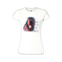 Pink Floyd - The Wall Beyaz Kadın Tshirt 001