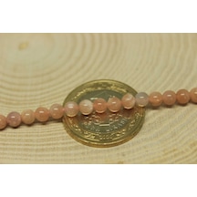 Güneş Taşı 4mm/4 adet Kahverengi