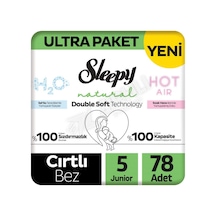 5 Adet Sleepy Natural Ultra Paket Double Soft Junior 78'li