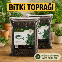 5x2 10 Litre Organik Cocopeat Perlit Pomza Karışımlı Genel Bitki Çiçek Saksı Bahçe Toprağı Toprak 500 G