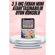 3.5 - 328 - İnç Kla Retro Lcd Ekran 500 Oyunlu Oyun - Myceshop - Konsolu Tnabilir