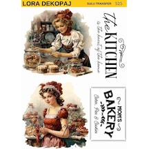 Lora Dekopaj Sulu Transfer Kağıdı - 525 25x35 Cm