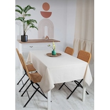 Organik Ham Keten Masa Örtüsü 160x220 Cm