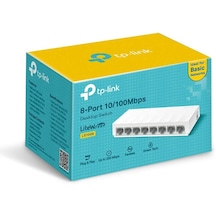 TP-Link LS1008 8 Port 10/100 Mbps Fast Ethernet Switch Beyaz