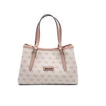 Silver Polo Sp1252 Kadın El Çantası Monogram Pembe-somon