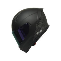 Motosiklet Kask Ece 22.r06 Güneş Vizörlü Full Face Motorcu Kaskı Voce X91 Sİyah