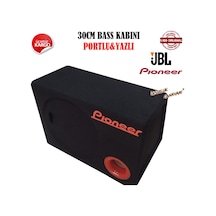 Pioneer Loğolu 30cm Bass Kabini Portlu Terminal Mevcut