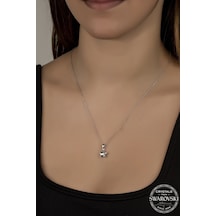 Union Swarovski Crystal Kadın Yıldız Gümüş Kolye