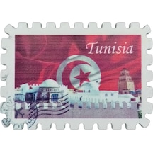Tunus Temalı Pul Magnet