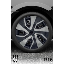 Toyota Gt86 16 İnç Jant Kapağı 4 Adet Siyah Füme C114