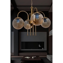 Baston 4'lü Avize Bal Eskitme - Bal Cam