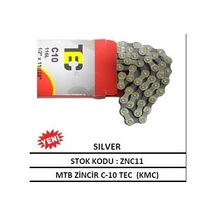Mtb Zincir C-10 Tec Kmc Sılver Mtb 10 Vites Uyumlu Zincir 30 S Siyah
