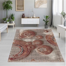 Rovigo Home Dijital Baskı Kaymaz Taban Salon Halısı Rvg1253 Çok Renkli